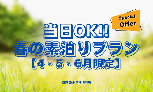 【当日OK】4月～６月限定☆素泊り☆